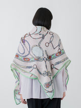 LINEN MIX STOLE 120 / NATIVE BIT