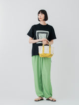 <帆布トートバッグS>ボーダーバンダナ