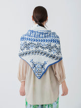 <リネンミックスストール120>ドローバンダナ