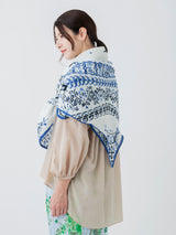 <リネンミックスストール120>ドローバンダナ