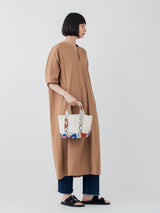 <帆布トートバッグS>ランダムペイズリーバンダナ