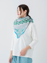 <リネンミックスストール120>ドローバンダナ