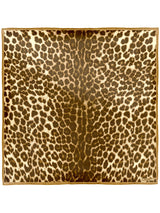 <シルクスカーフ65>レオパードベグ