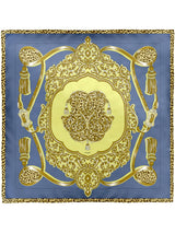 SILK SCARF 65 / TASSEL LEOPARD