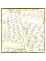 <シルクスカーフ65> レター