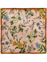 <シルクスカーフ65>フラワーブーケ