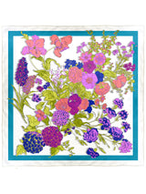 <シルクスカーフ65>ブーケ