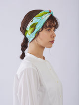 <シルクスカーフ65>アップル