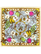 SILK SCARF 65 / COLLAGE HARVEST FESTIVAL