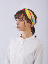 SILK SCARF 65 / BIG FLOWER PRINT