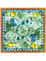 SILK SCARF 88 / COLLAGE HARVEST FESTIVAL