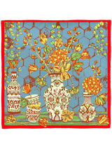 SILK SCARF 65 / FLOWER BASE