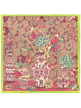 SILK SCARF 65 / FLOWER BASE