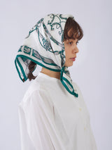 SILK SCARF 65 / JACQUARD WOVEN CLASSIC BELT