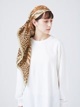 <Cotton Silk Stole 120> Safari