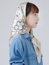 SILK SCARF 88 / PAYSLEY BANDANA