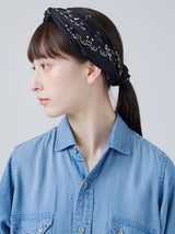SILK SCARF 88 / PAYSLEY BANDANA