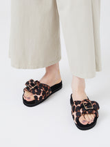 【39】<サンダル> レオパードベグ