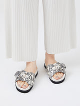 SANDALS / KALEIDO BANDANA