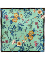 <シルクスカーフ65>フラワーブーケ