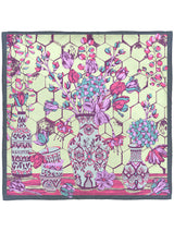SILK SCARF 65 / FLOWER BASE