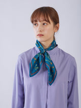 <シルクスカーフ65>ネイティブフラワー