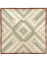 SILK SCARF 65 / BORDER BANDANNA