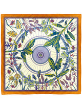SILK SCARF 65 / SECRET GARDEN