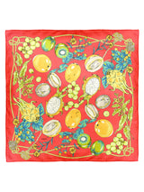SILK SCARF 88 / FRUIT BASKET