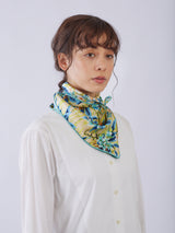 <Silk Scarf 65> Summer Flower