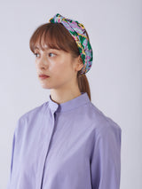 <Silk Scarf 65> Summer Flower