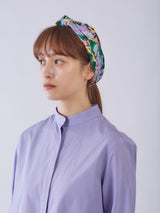 <Silk Scarf 65> Summer Flower