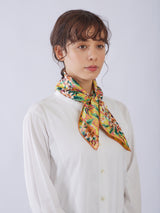 <Silk Scarf 65> Summer Flower