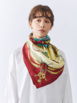 <シルクスカーフ88>自転車