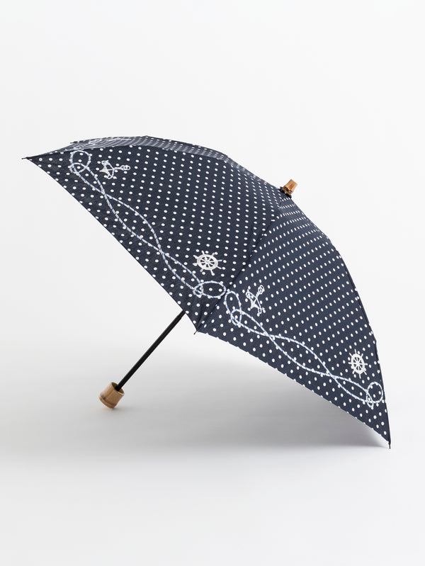 ＜晴雨兼用日傘＞マリン折傘 – manipuri