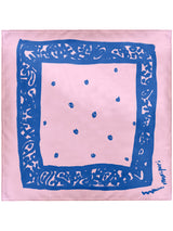 <Silk Scarf 65> Frame Bandana