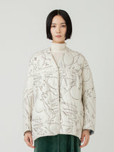 QUILTED JACKET / IVORY