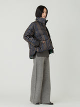 DOWN BLOUSON / REVERSIBLE DRAW AND BRUSH