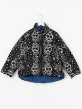 DOWN BLOUSON / REVERSIBLE PAISLEY BANDANA