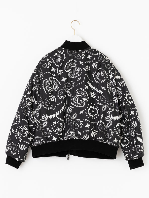 MA-1 JACKET / REVERSIBLE SUN PAISLEY BANDANA