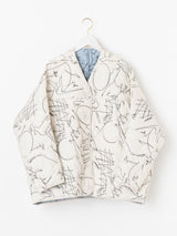 QUILTED JACKET / IVORY