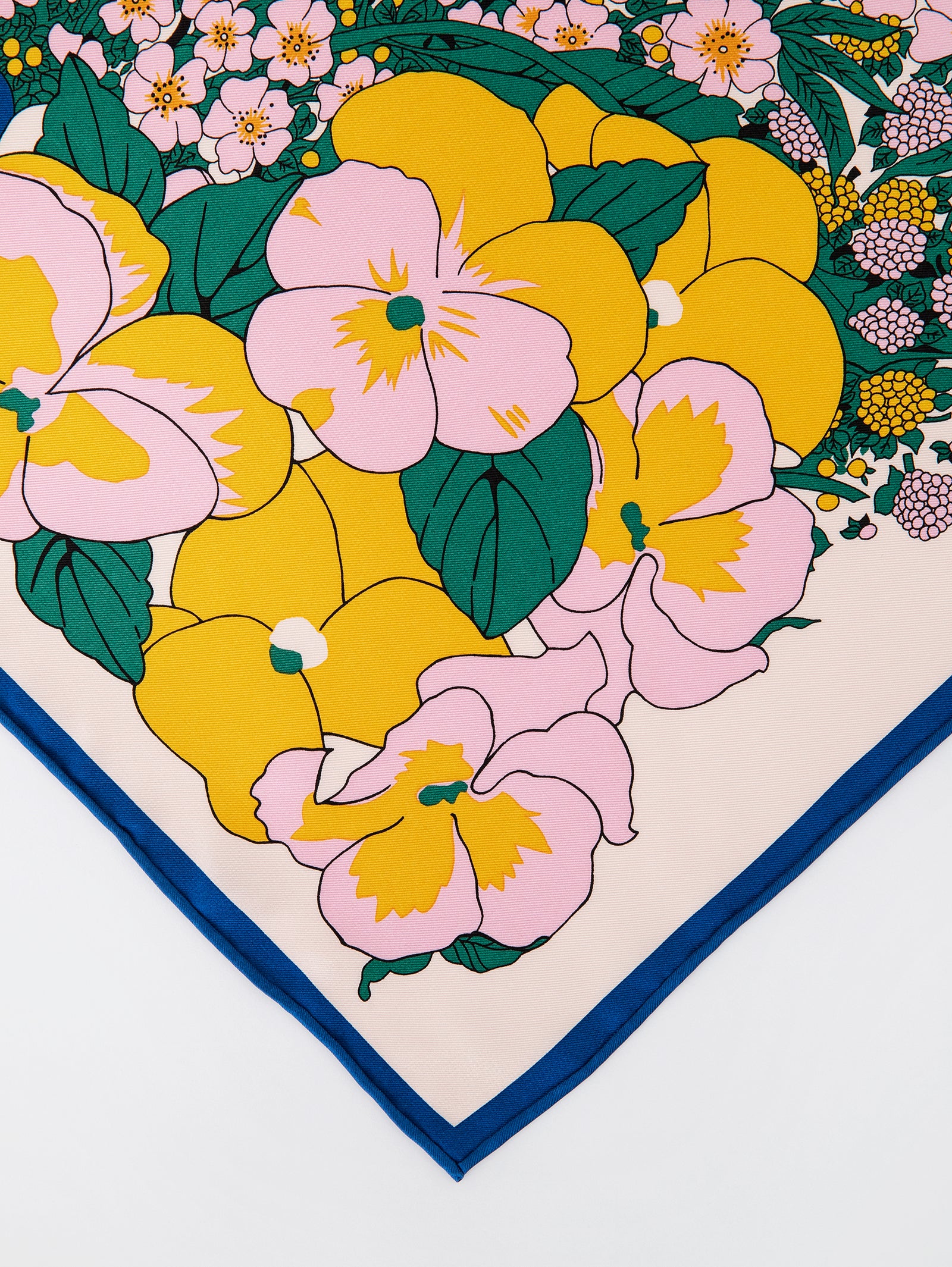 シルクスカーフ65＞パンジー – manipuri