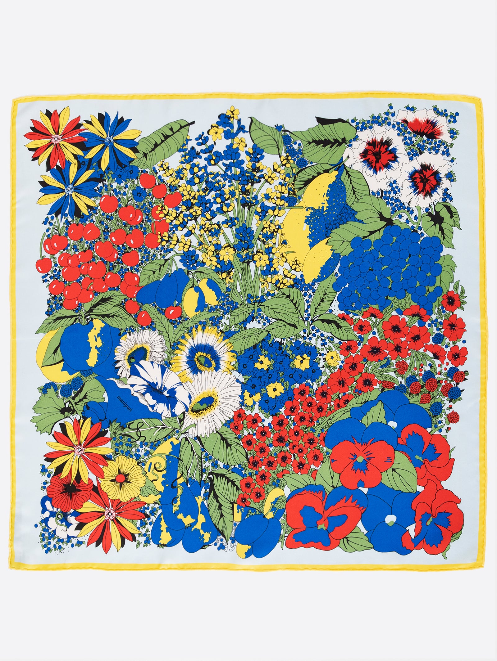 シルクスカーフ65＞パンジー – manipuri