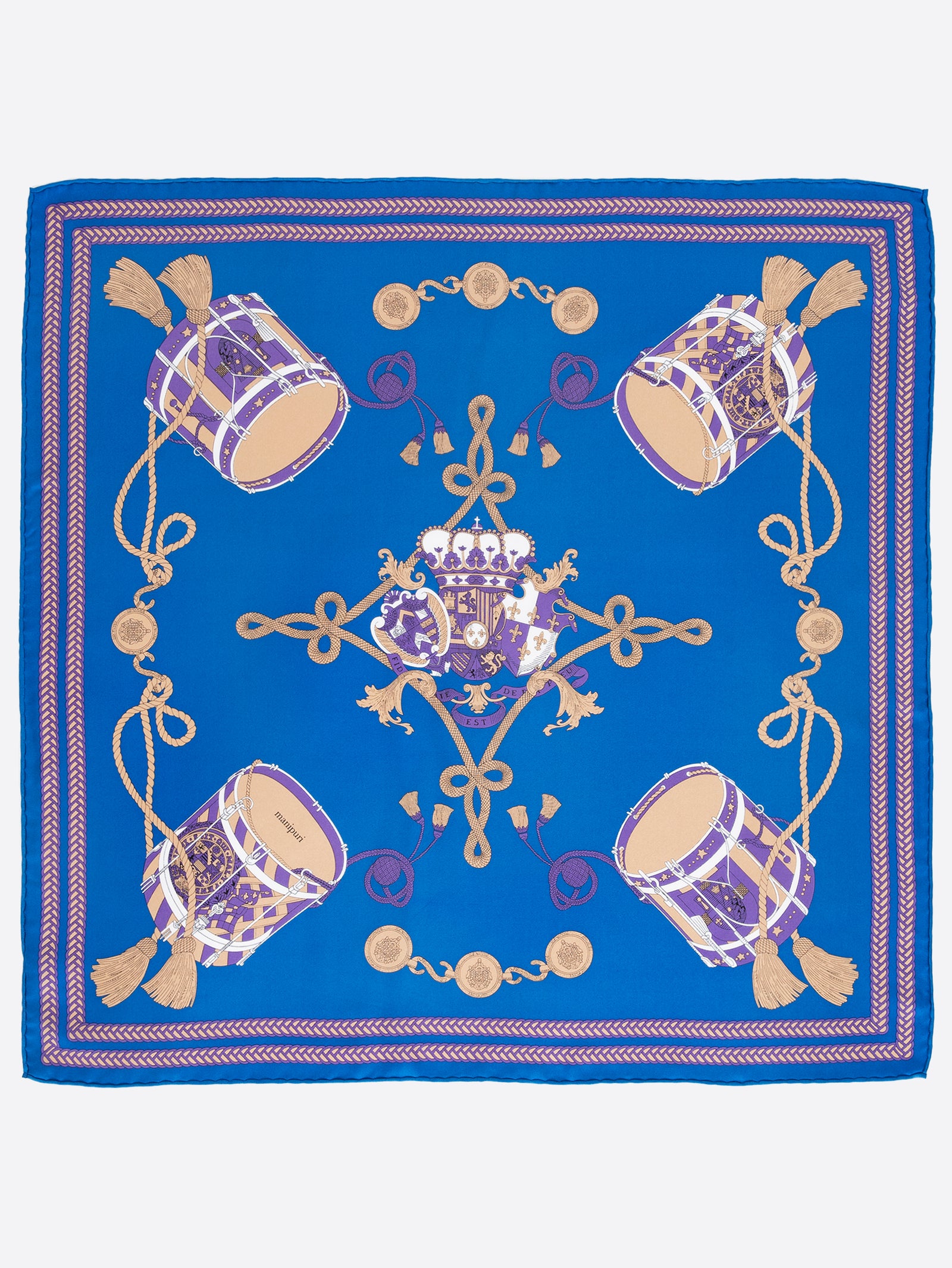 シルクスカーフ65＞ドラム – manipuri