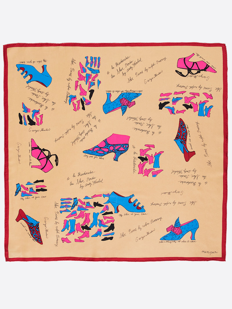 SILK SCARF 65 / SHOES