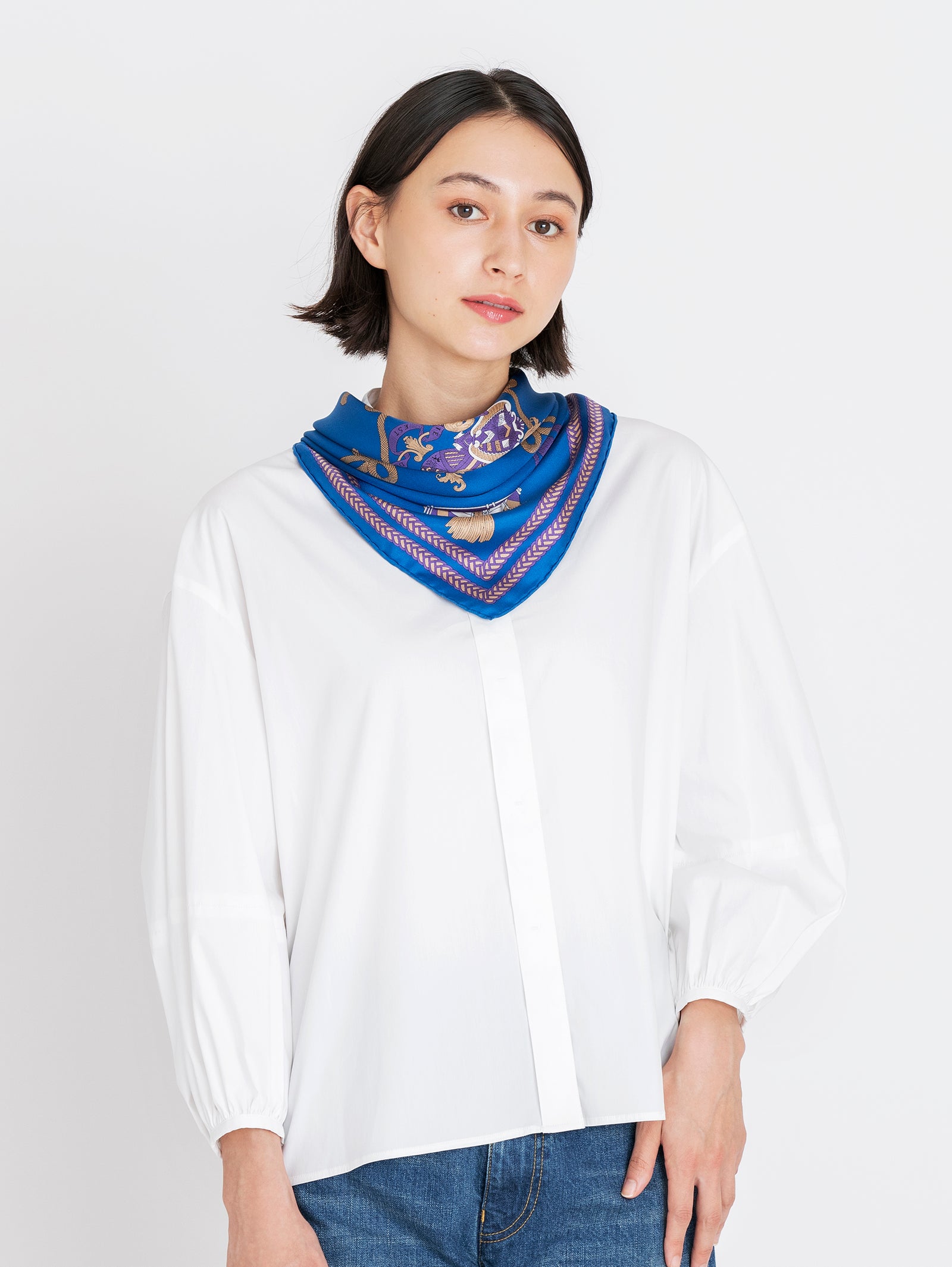 シルクスカーフ65＞ドラム – manipuri