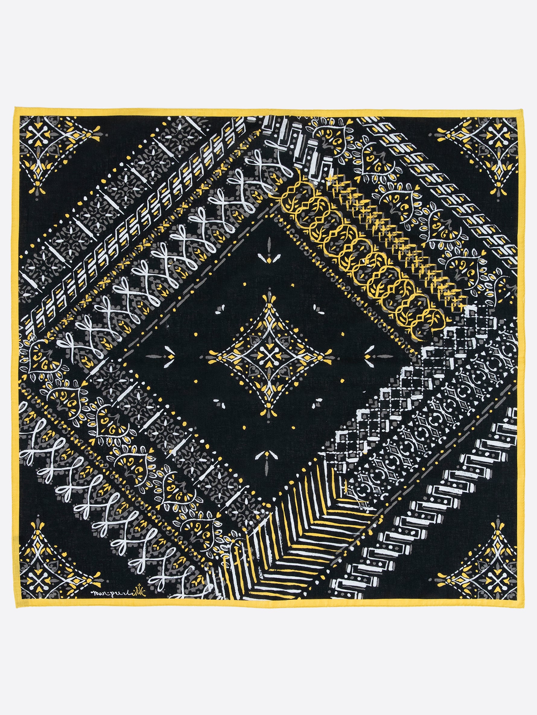 COTTON SCARF 65 / DRAW BANDANNA – manipuri