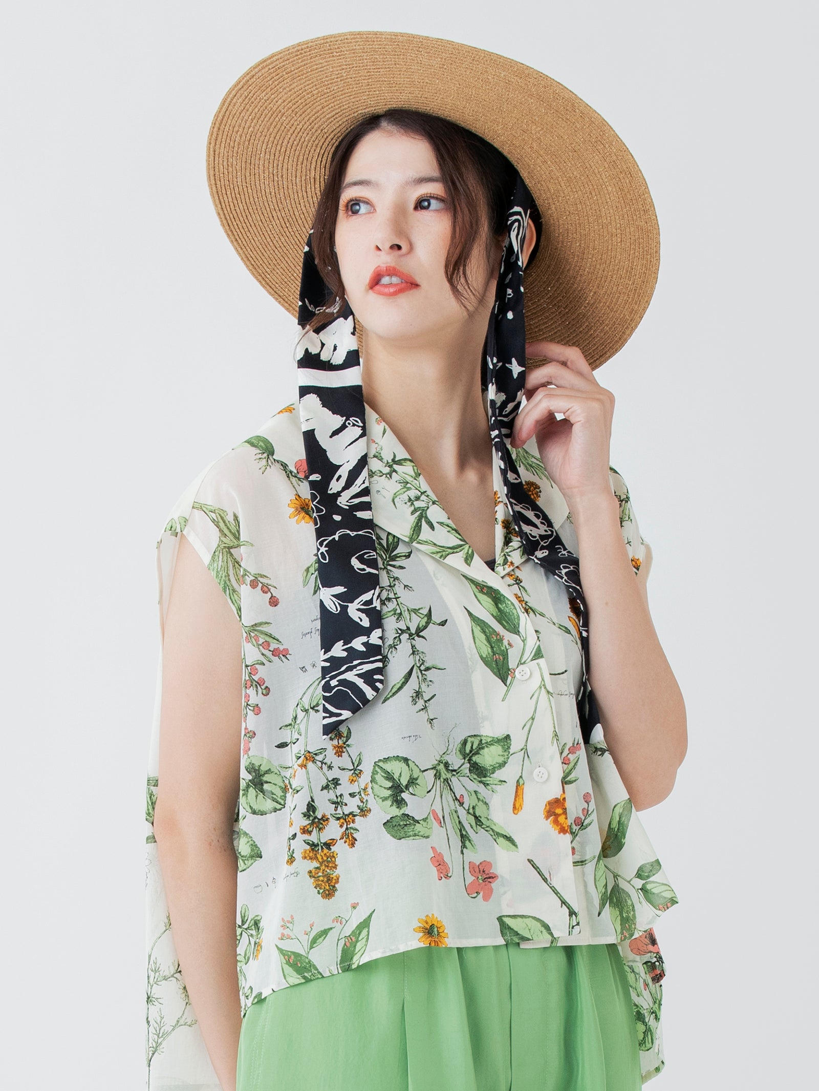 カンカン帽＞ BGサンペイズリーバンダナ – manipuri