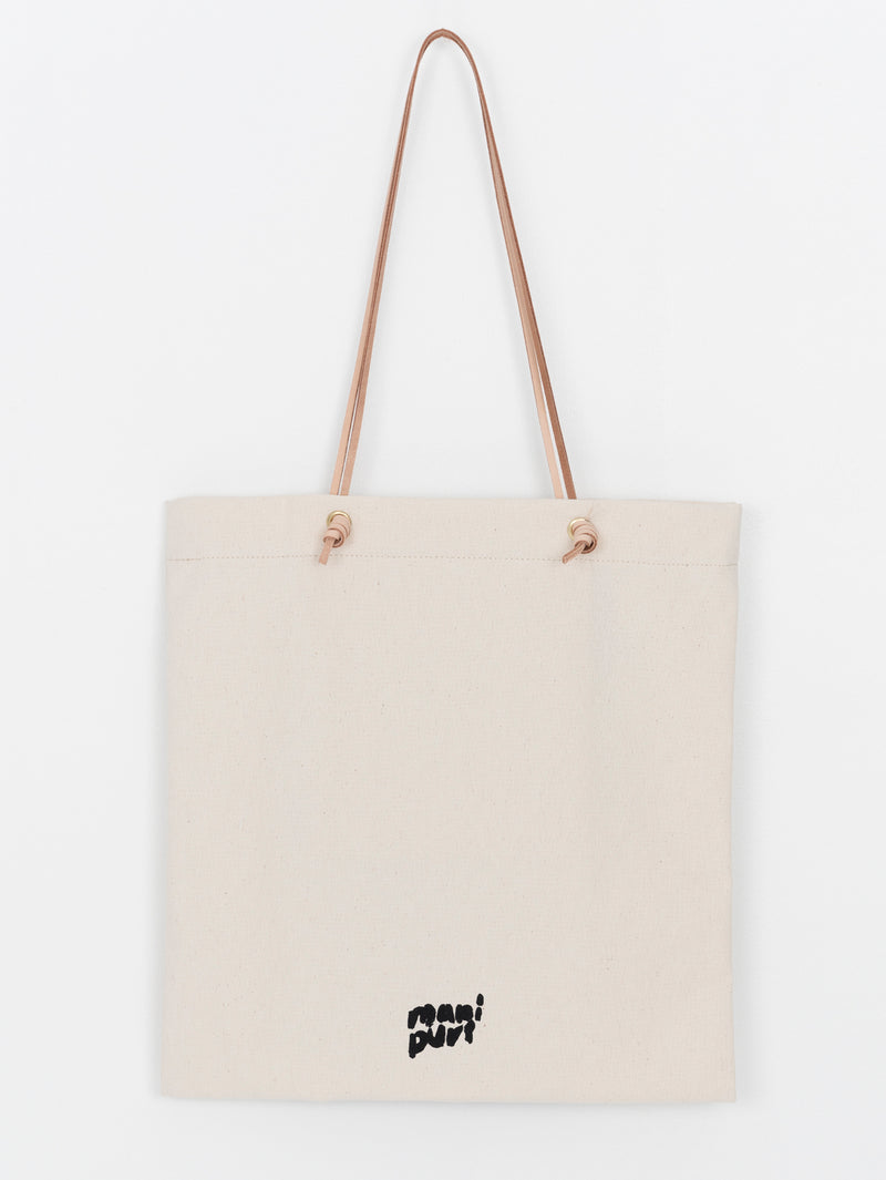 CANVAS PRINT TOTE BAG / FLOWER LINE