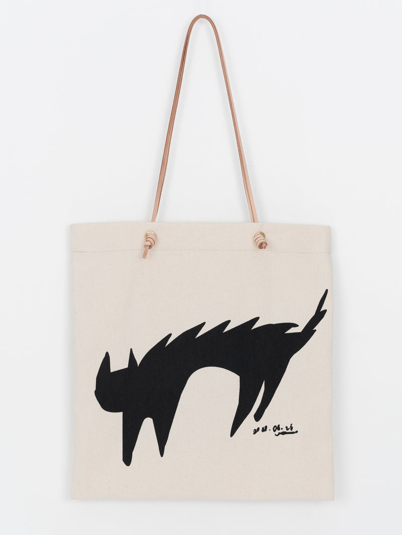 CANVAS PRINT TOTE BAG / CAT